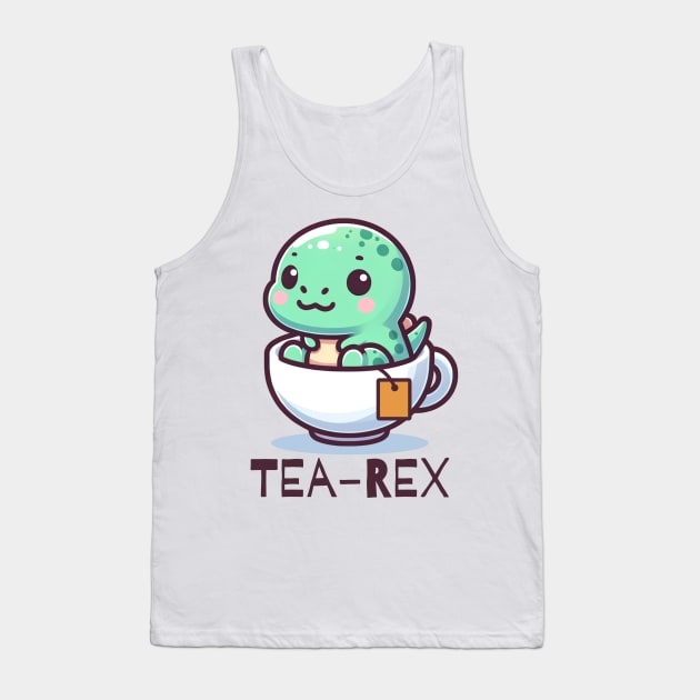 Tea-Rex Tank Top by BankaiChu